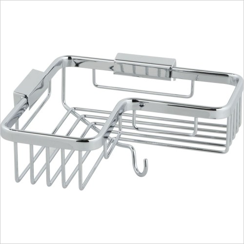 Vado Accessories - Basket Corner With Hook Wall Mounted