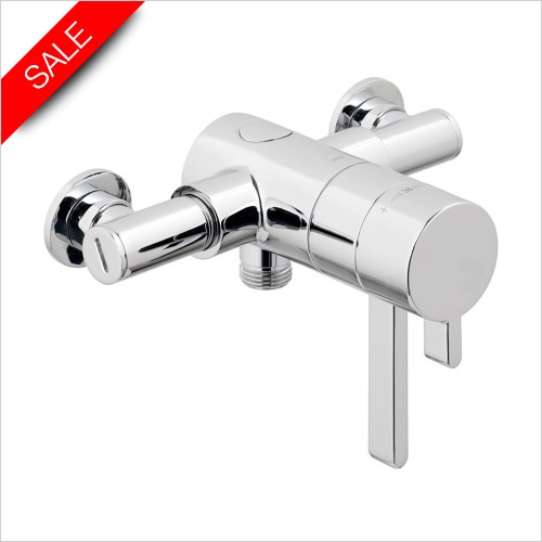 Vado Showers - Exposed Thermostatic Mini Concentric Shower Valve 3/4''