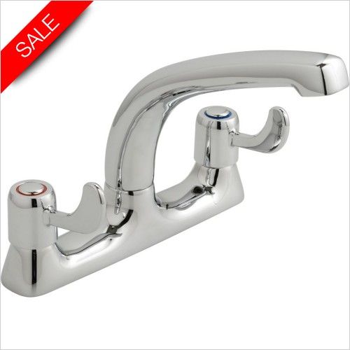 Vado Taps & Mixers - Astra Mounted Mono Kitchen Mixer With Lever Handle
