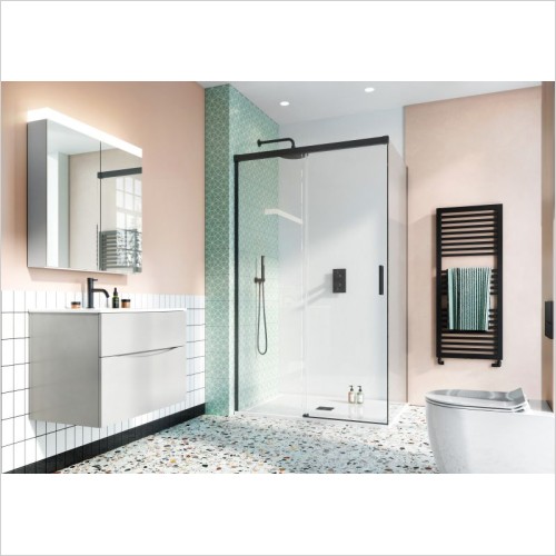 Crosswater Showers - Design+ 1200mm Side/Walk In Panel