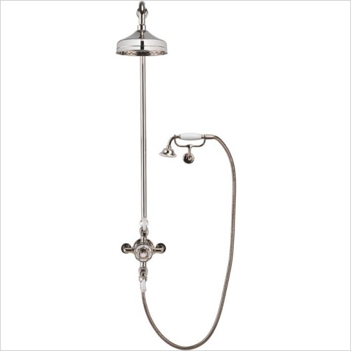 Crosswater Showers - Belgravia Thermostatic Shower Valve With 8'' Fixed Head