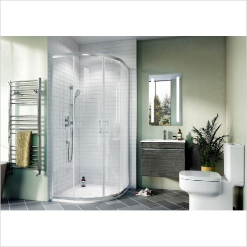 Crosswater Showers - Kai 6 Quadrant Double Door 900mm