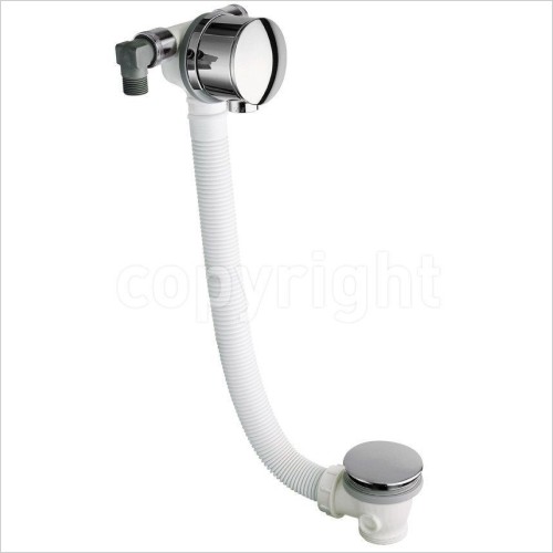 Crosswater Taps & Mixers - Bath Click Clack Waste With Filler