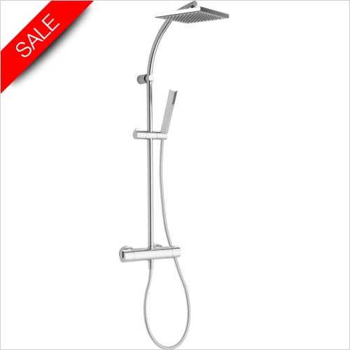 Cifial Showers - Square Thermostatic Shower Column