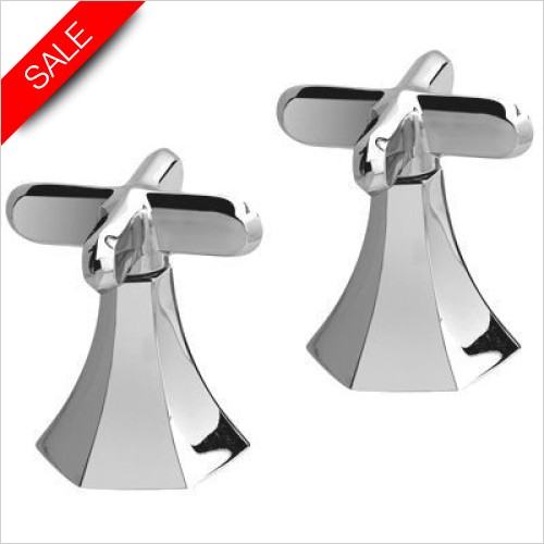 Cifial Showers - Hexa Pair Of Deck Valves 1/2 Inch