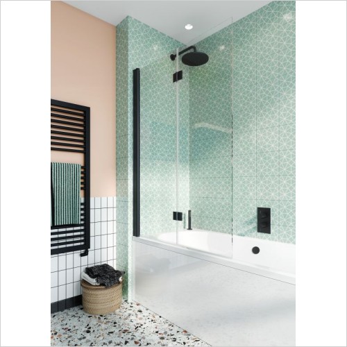 Crosswater Showers - Design+ Inward Opening Bath Screen