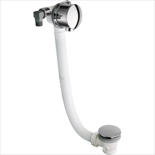 Crosswater Taps & Mixers - Extended Click Clack Waste With Filler 1000mm