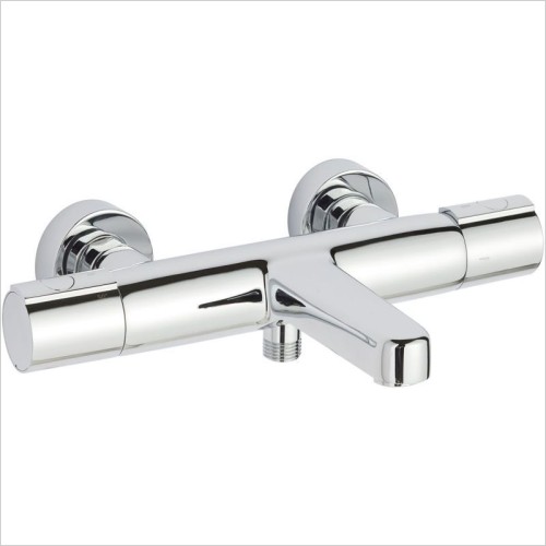 JTP Taps & Mixers - Fusion Wall Mounted Thermostatic Bath Shower Mixer