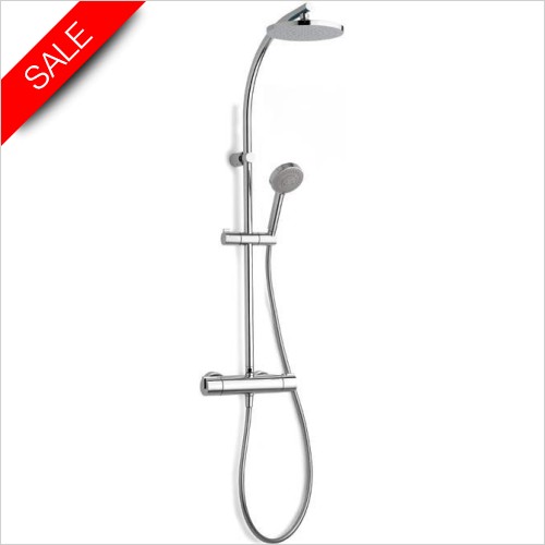 Cifial Showers - Round Thermostatic Shower Column