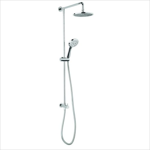 Crosswater Showers - Fusion Shower Diverter With Fixed Head & 3 Mode Hand Shower