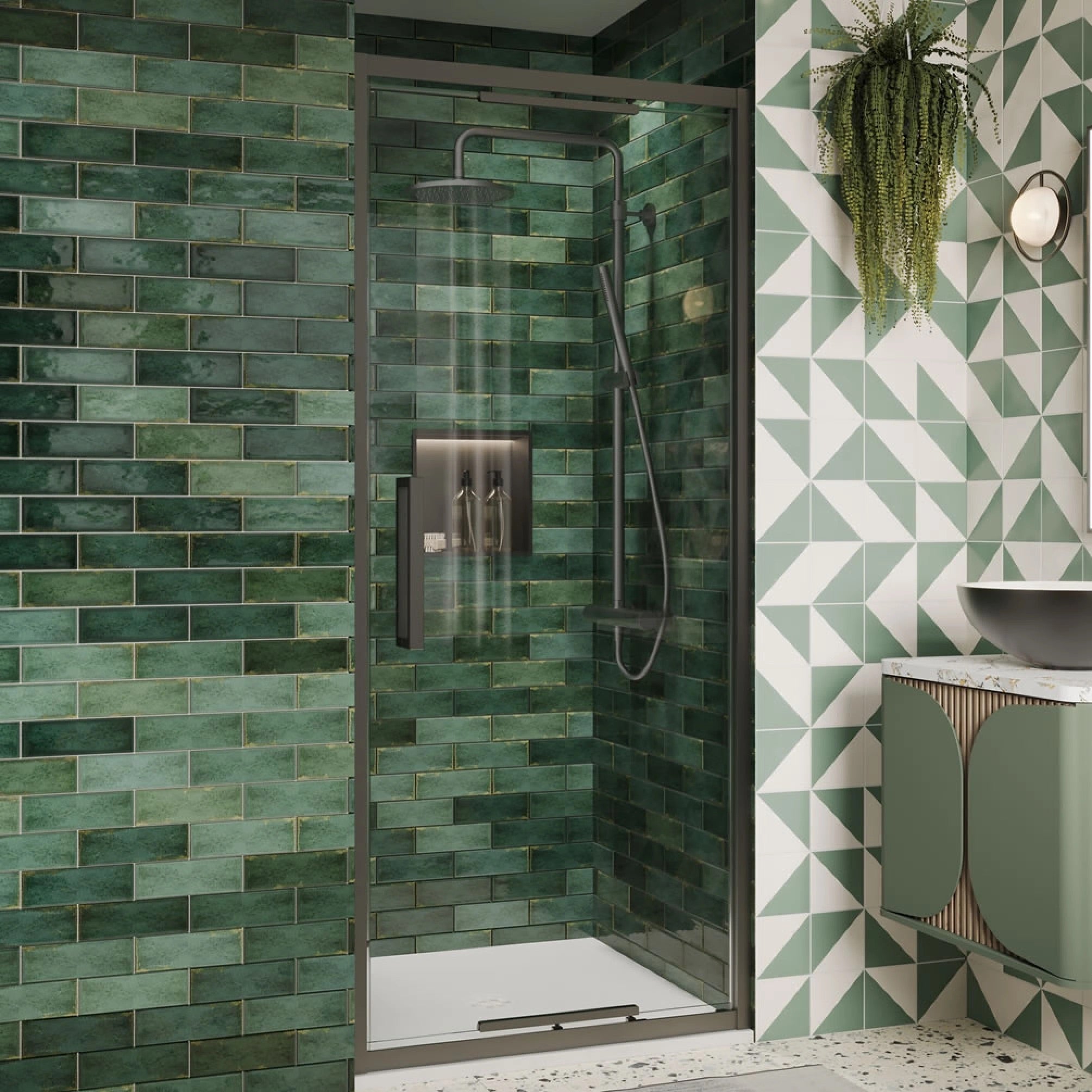 Corner Entry Shower Doors