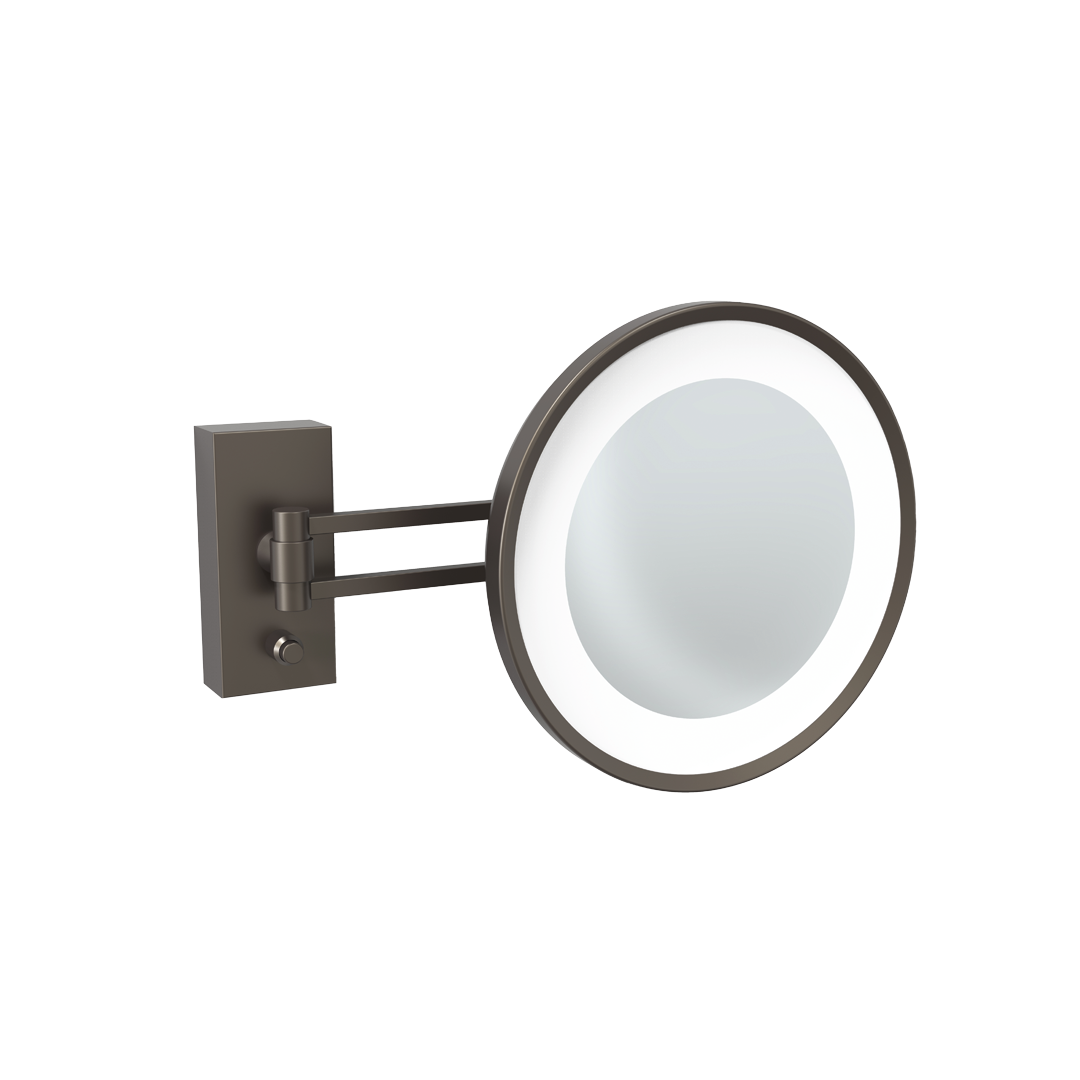 Decor Walther BS 36 5x LED Cosmetic mirror Illuminated Dark Metal Matt