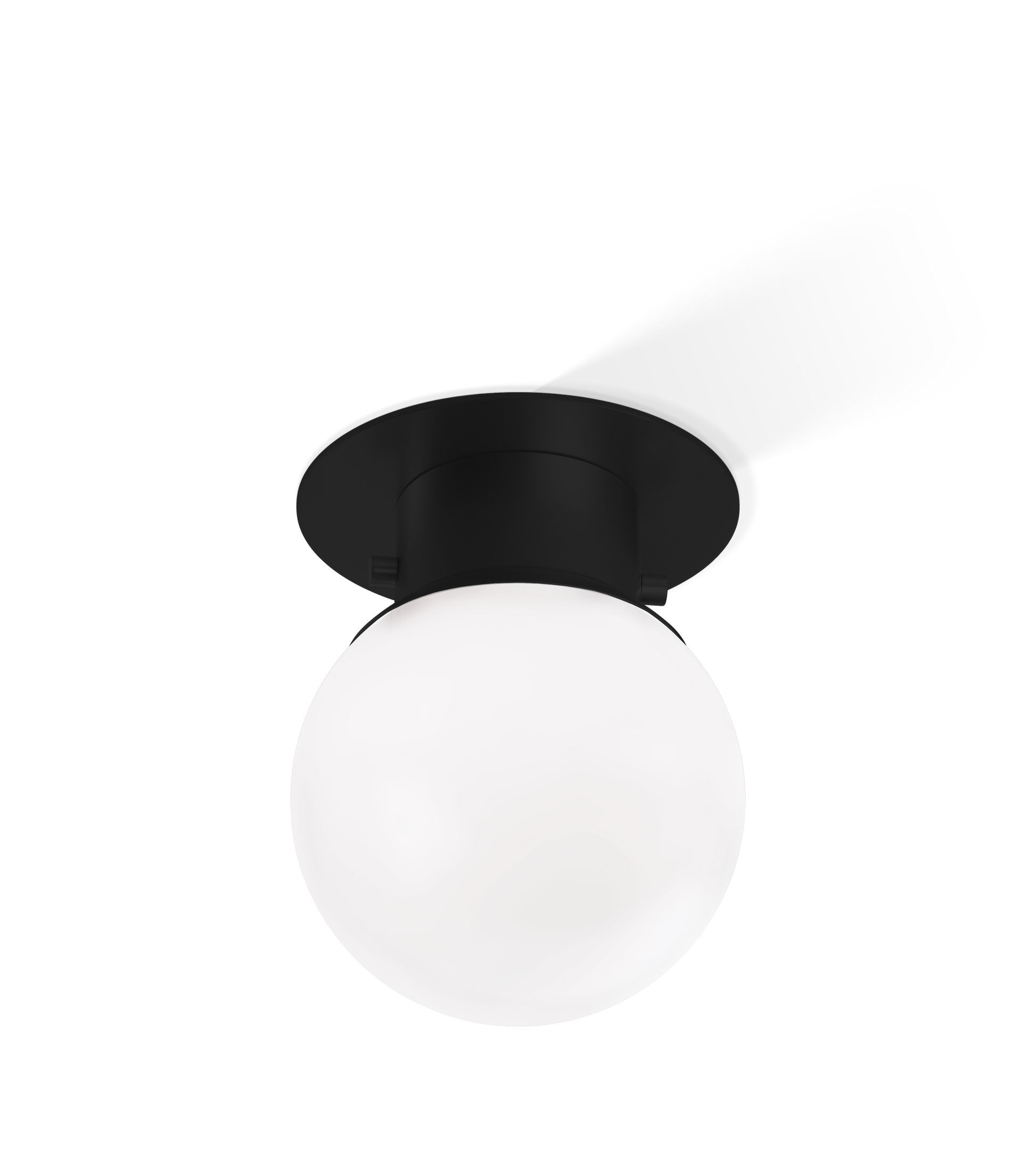 Decor Walther GLOBE 20 Ceiling light Black matt