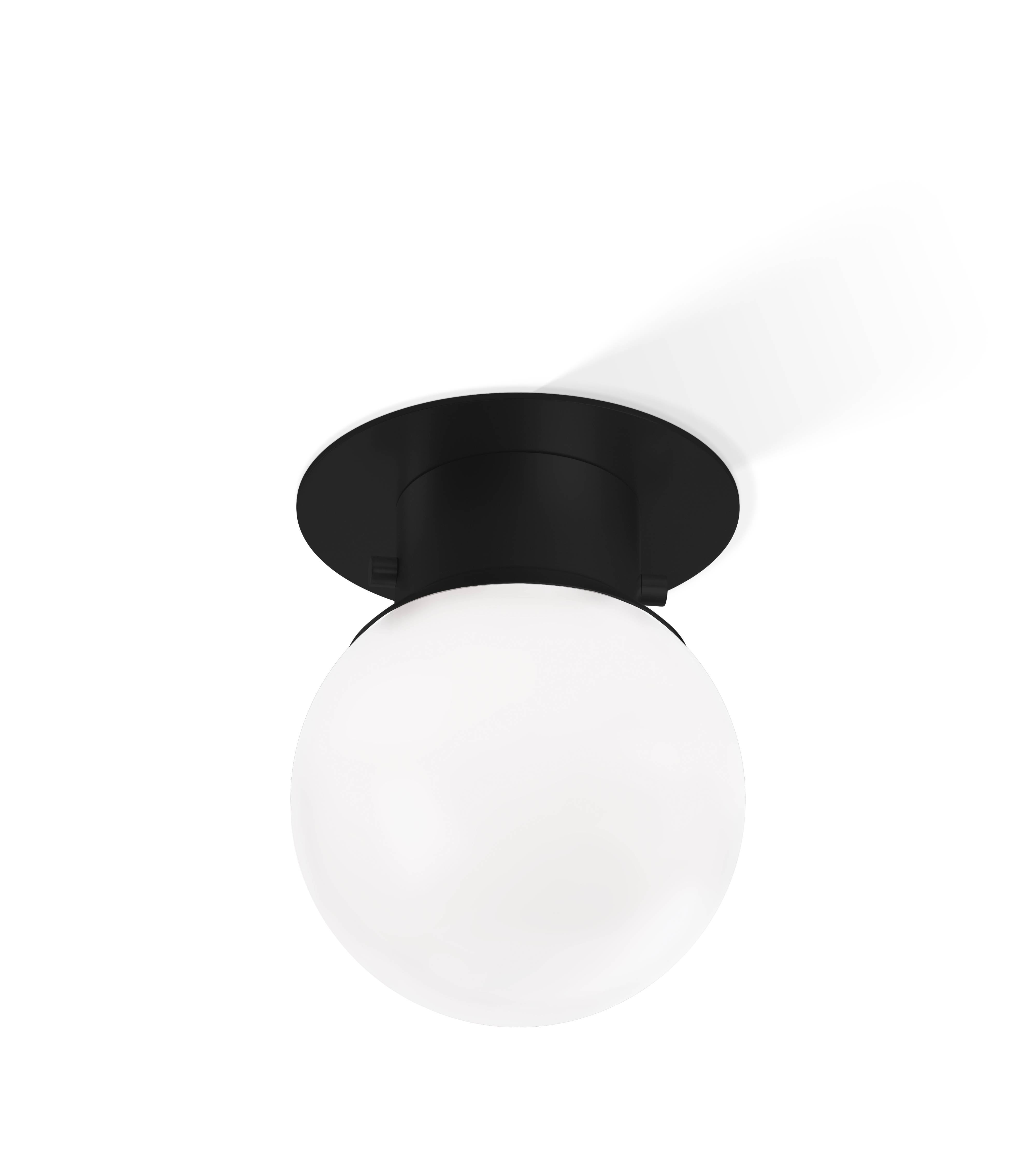 Decor Walther GLOBE 20 Ceiling light Black matt