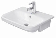 DuraStyle Semi-recessed washbasin