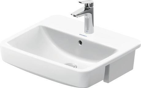 Duravit No.1 Semi-recessed washbasin