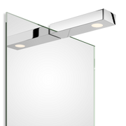 Decor Walther FLAT 1 LED Clip-on light for mirror - chrome
