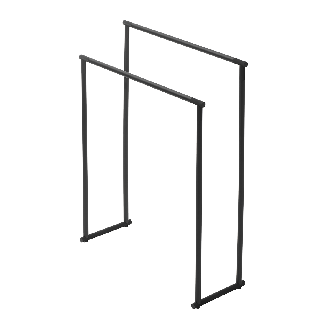 Decor Walther CLUB HT Towel stand - Black matt/Black matt