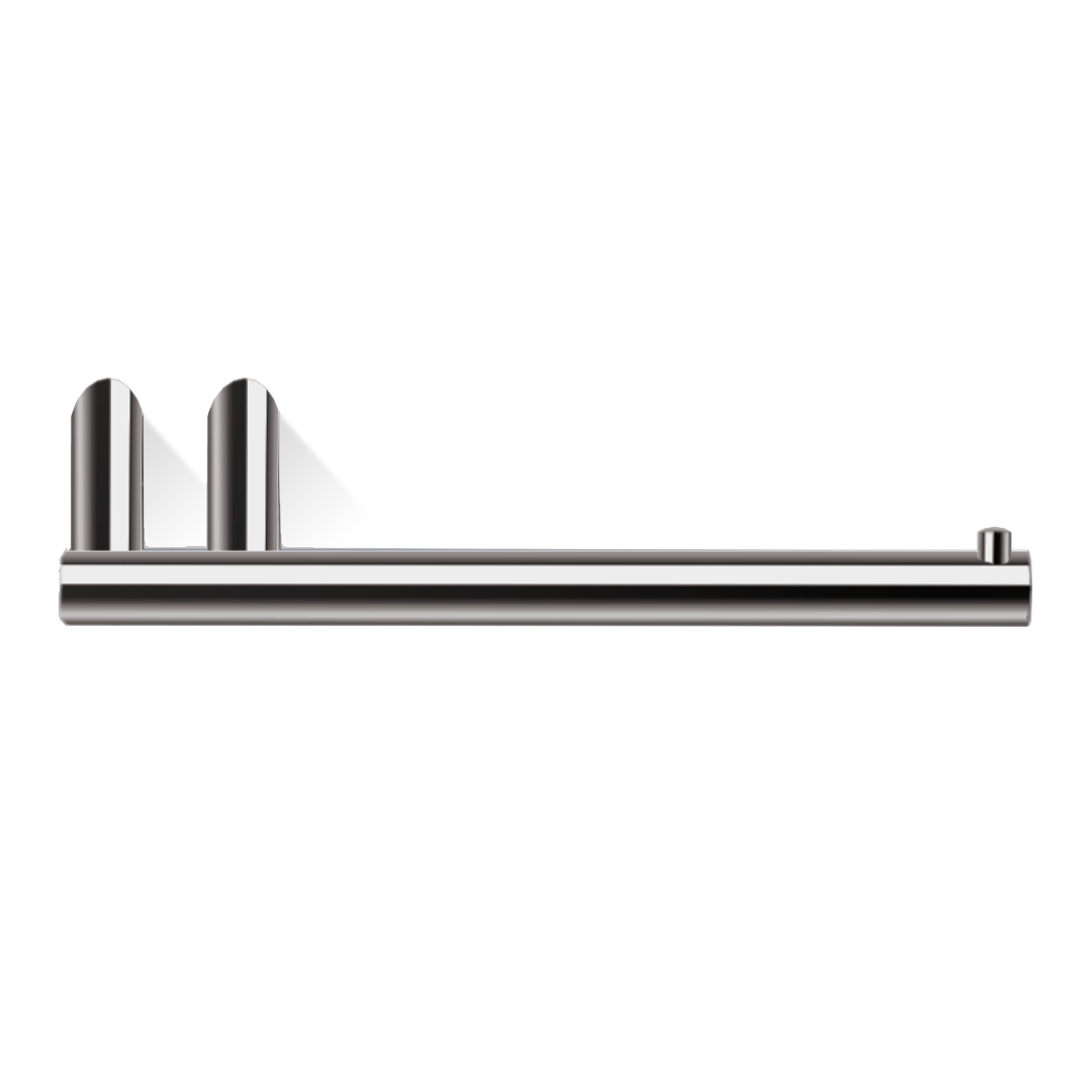 Decor Walther MK TPH1 MIKADO Toilet paper holder Black Chrome PVD