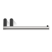 Decor Walther MK TEC TPH1 MIKADO Toilet paper holder Stainless steel matt / Black matt