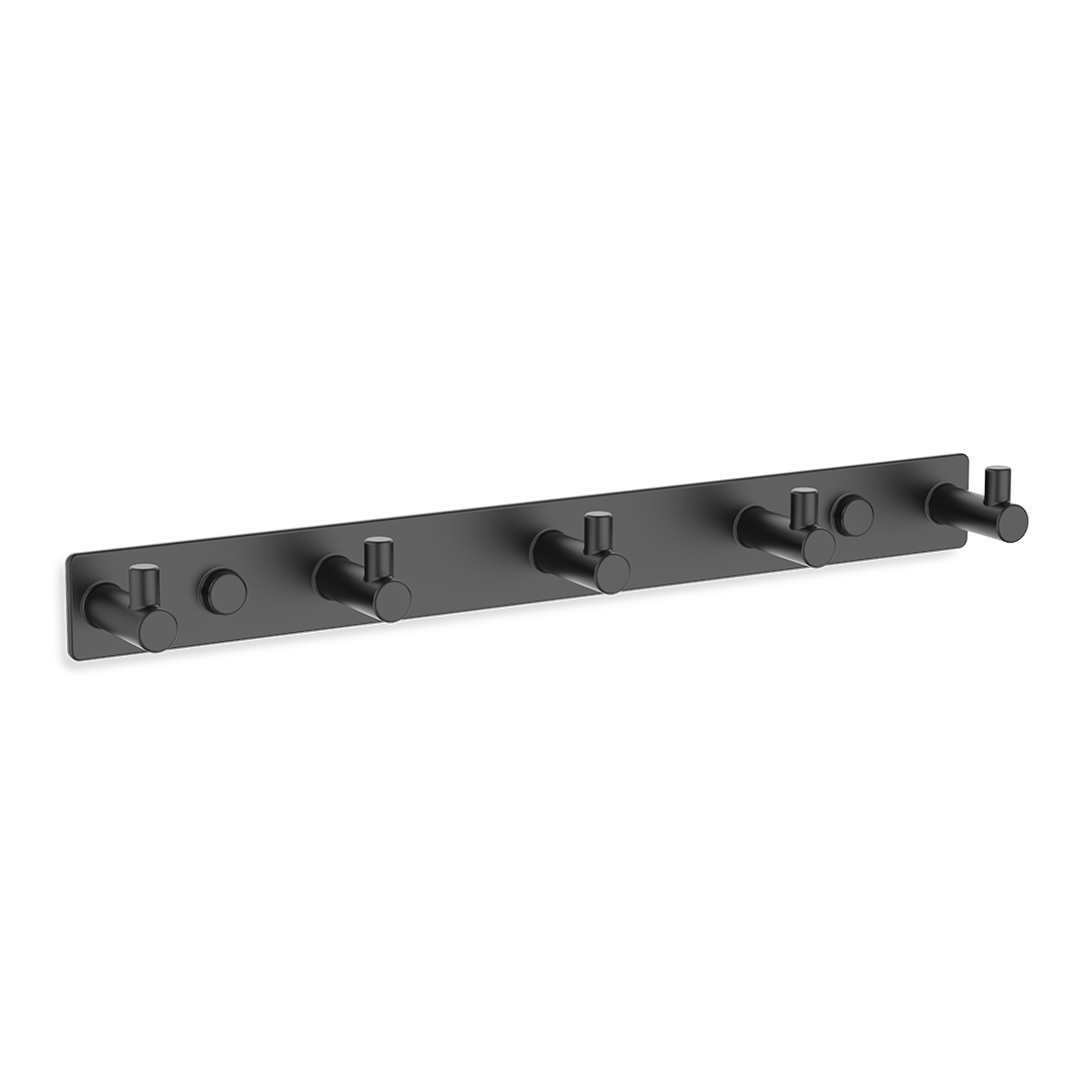 Decor Walther BA HAK5 BASIC Clothes hook with 5 hooks Black matt