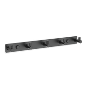 Decor Walther BA HAK5 BASIC Clothes hook with 5 hooks Black matt