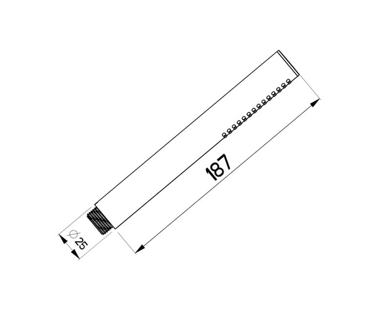 TECHNO - Shower Head (Metal)