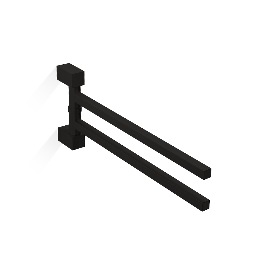Decor Walther CO HTH2 CORNER Towel rail double - black matt
