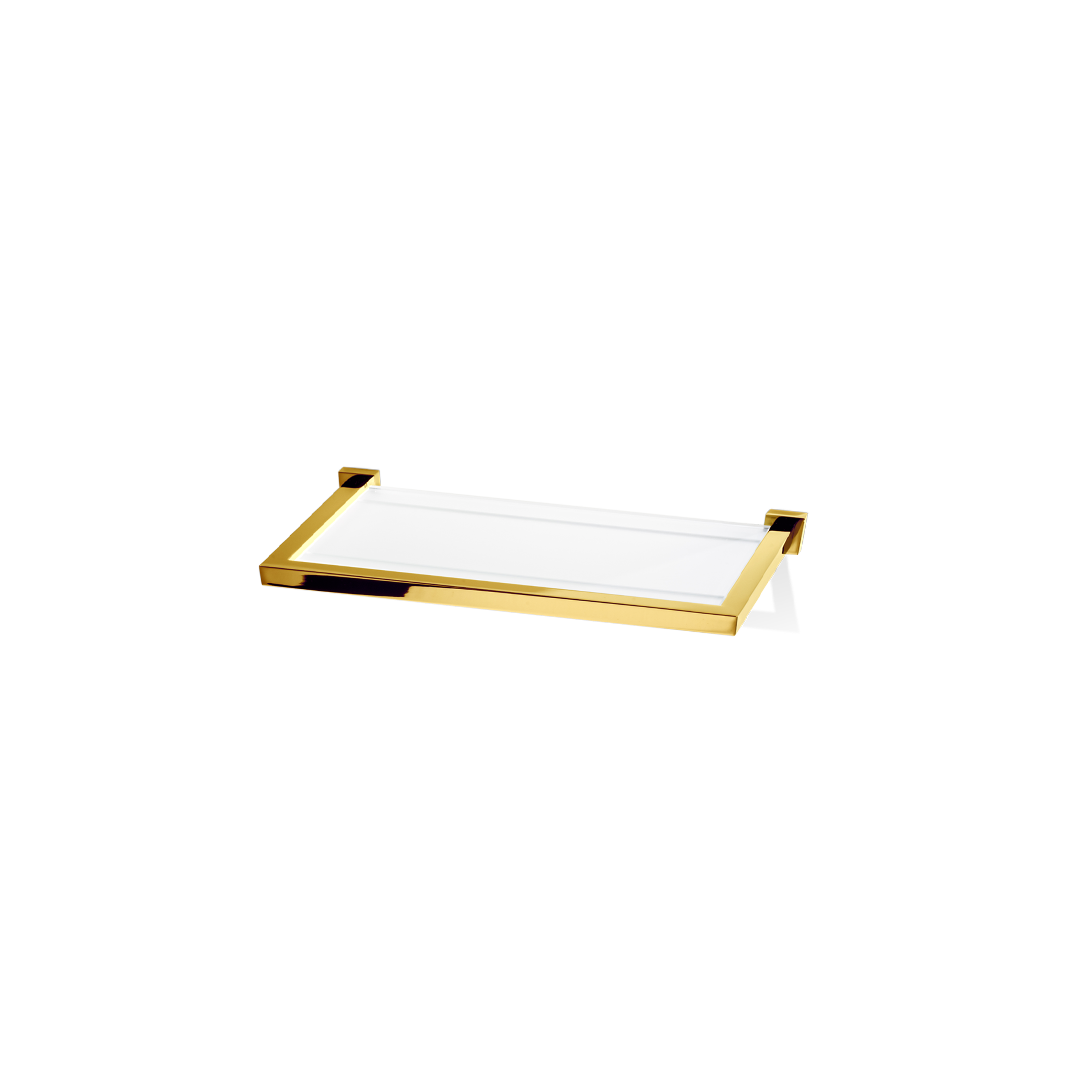 Decor Walther CO GLA30 CORNER Shelf 30 cm Gold 24 Carat
