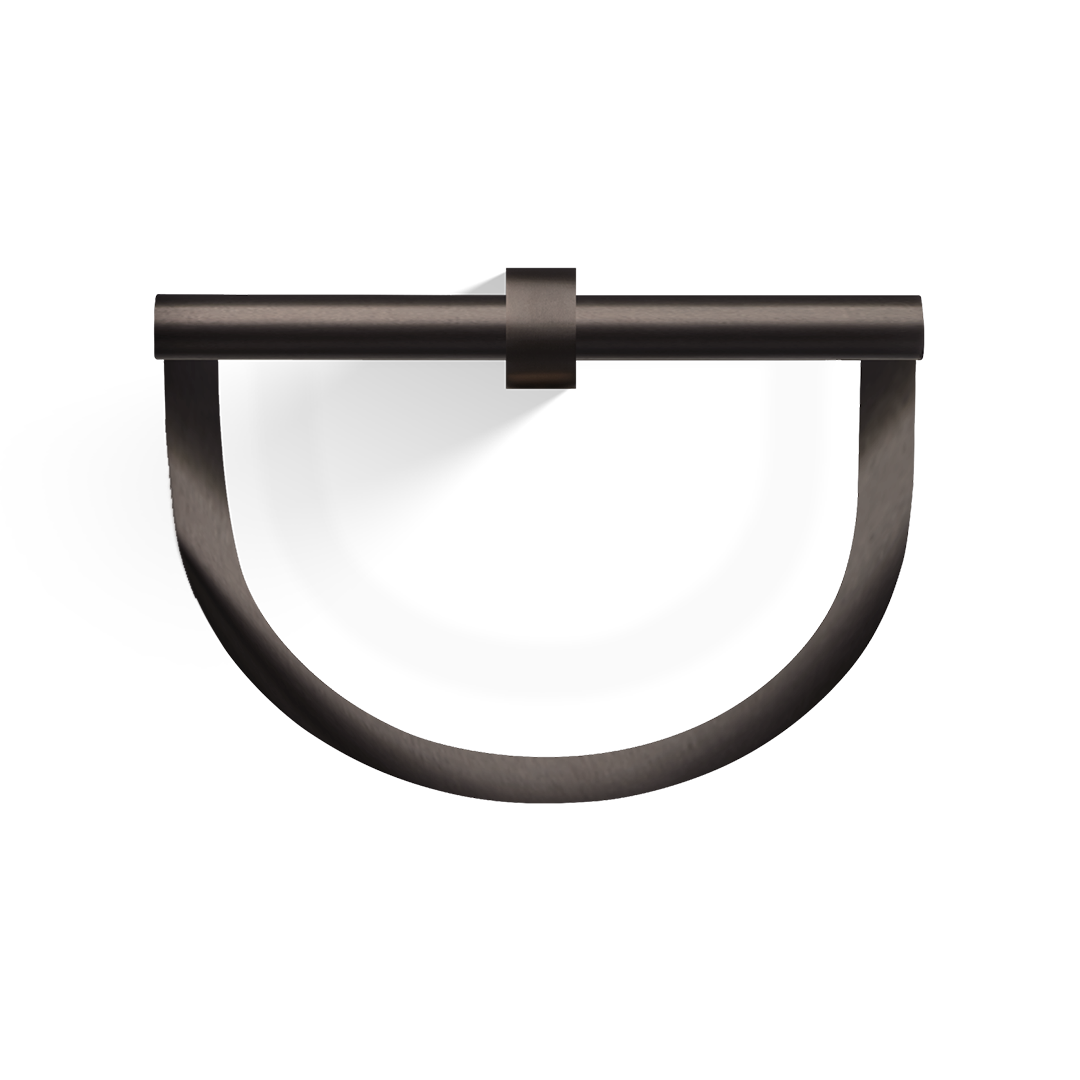 Decor Walther CENTURY HTR Towel ring Dark Metal Matt