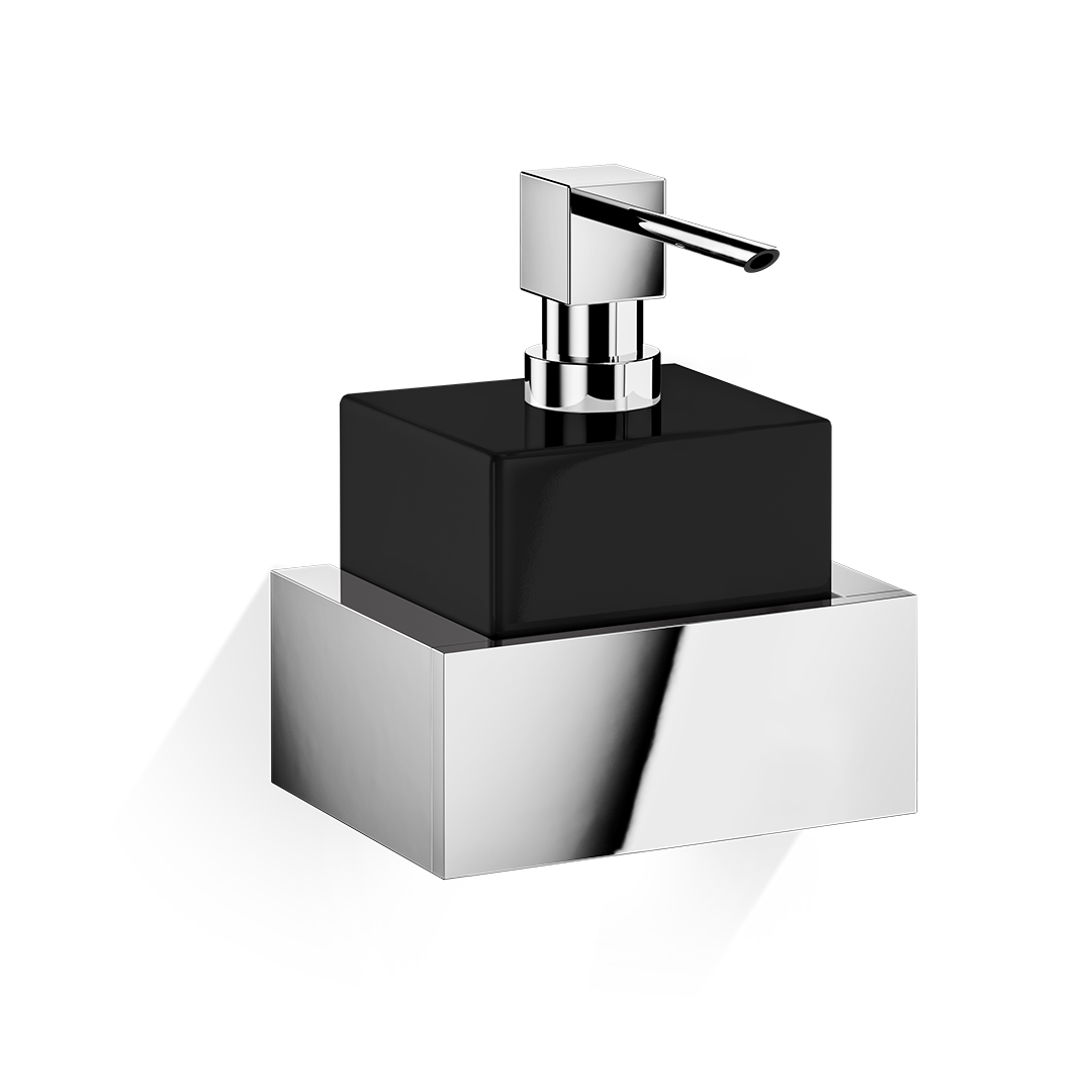 Decor Walther BK WSP N BRICK Soap dispenser Chrome / porcelain Black