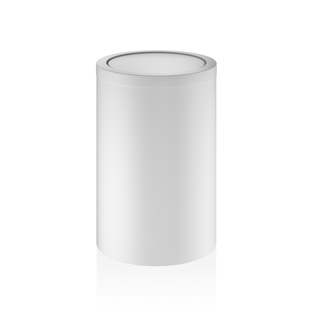 Decor Walther DW 124 Paper bin with revolving cover - white matt