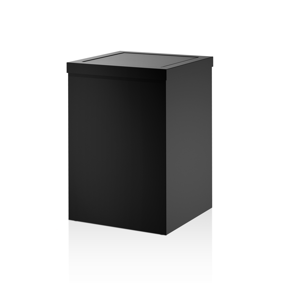 Decor Walther DW 113 Paper bin with revolving cover - black matt
