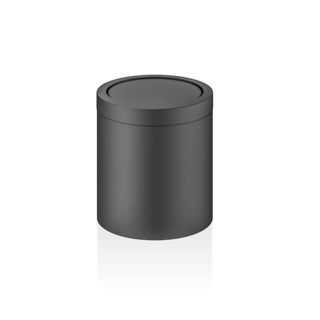 Decor Walther DW 1240 Paper bin with revolving cover - black matt