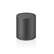 Decor Walther DW 1240 Paper bin with revolving cover - black matt