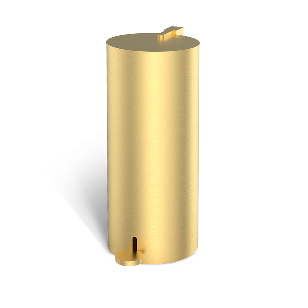 Decor Walther BIN 3 Waste bin Gold Matt PVD