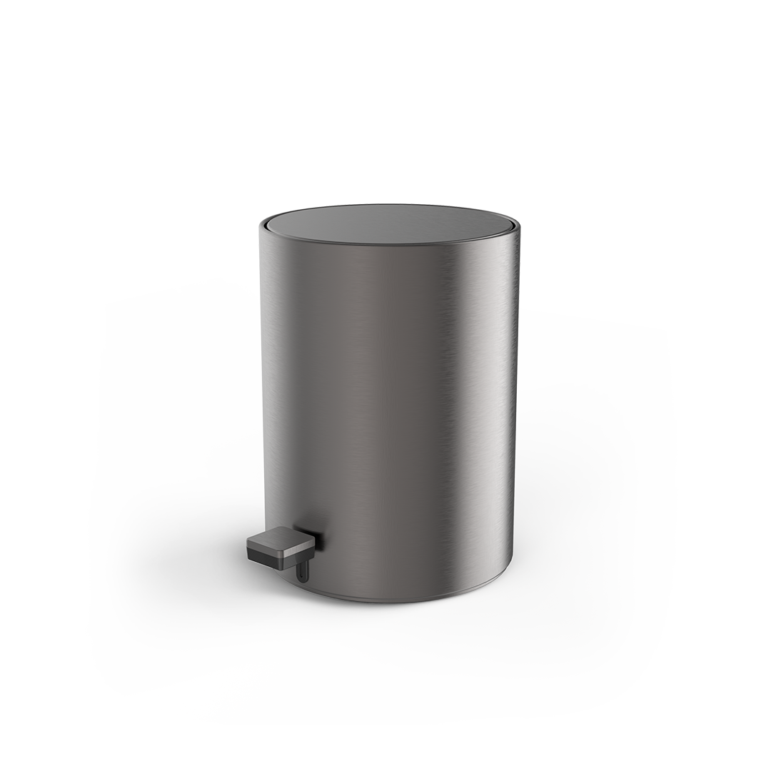 Decor Walther TE 50 Pedal bin Dark Metal Matt PVD