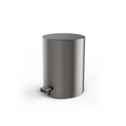 Decor Walther TE 50 Pedal bin Dark Metal Matt PVD