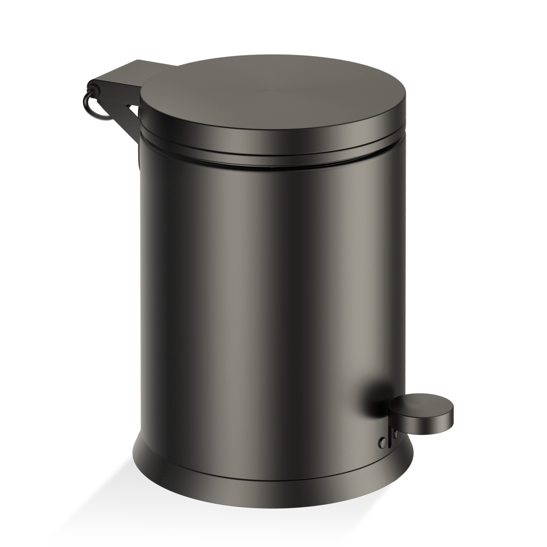 Decor Walther TE 38 Pedal bin with SOFT CLOSE Dark Metal Matt