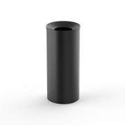 Decor Walther DW 230 Waste bin with inner bucket for mall Black matt