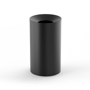 Decor Walther DW 240 Waste bin with inner bucket for mall Black matt