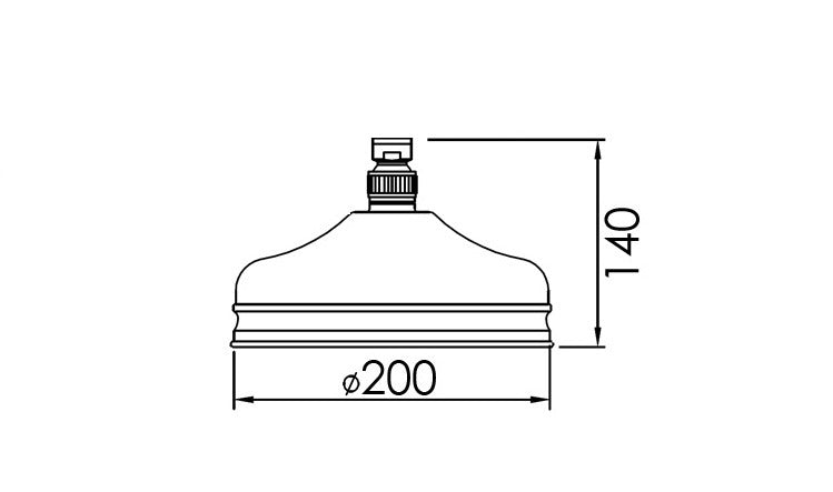 TRADITIONAL - 8 inch Shower Head