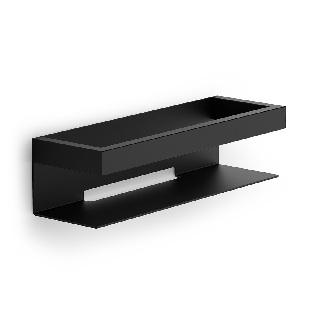Decor Walther CONTRACT DA30 Shower rack 30 cm - Black matt