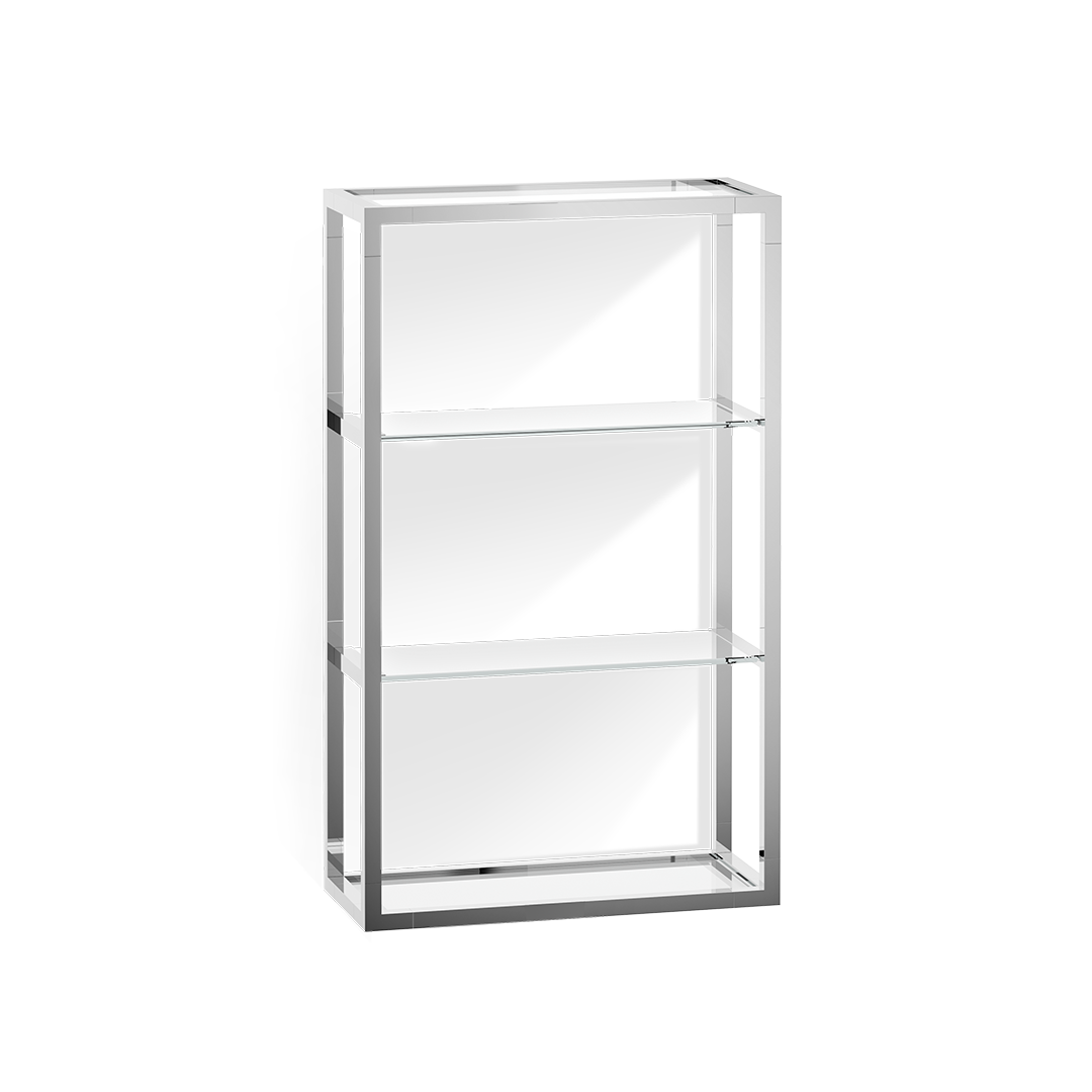 Decor Walther ET 6 Glass rack chrome / glass clear