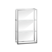 Decor Walther ET 6 Glass rack chrome / glass clear