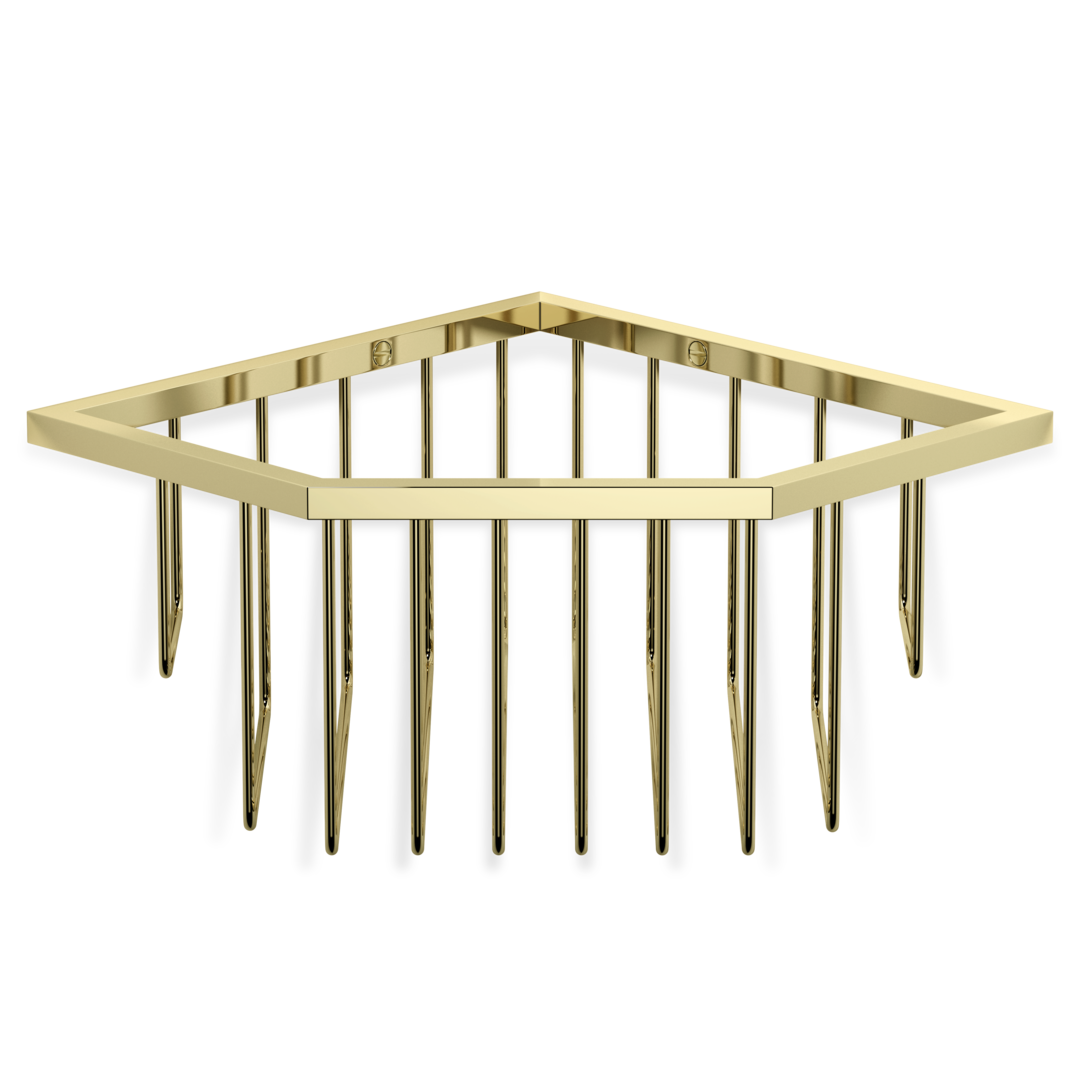 Decor Walther WA ECK1 Shower basket Gold 24 Carat