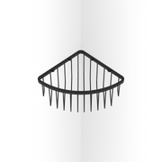 Decor Walther DW 229 Shower basket for corners Black matt