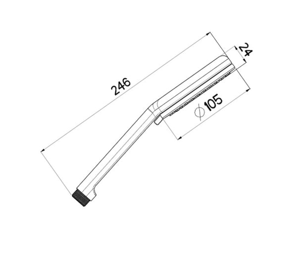 AIR SOFT- Dual Shower Handset 105mm