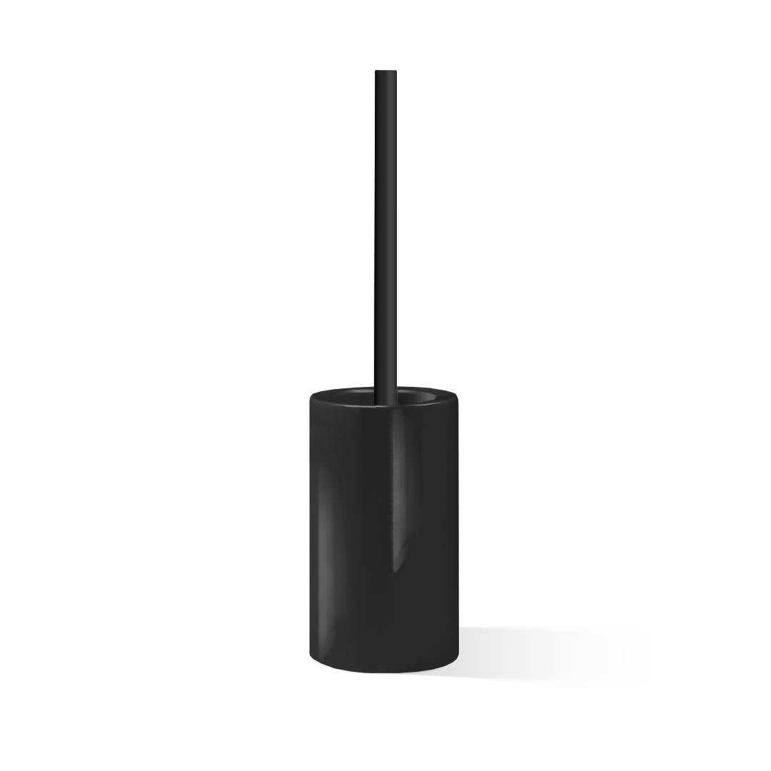 Decor Walther DW 6100 Toilet brush set porcelain Black / Black matt