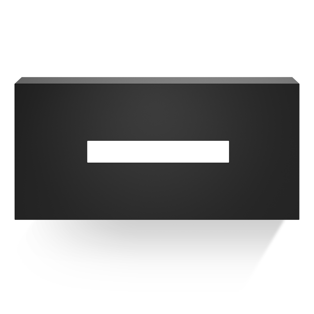 Decor Walther KB 82 Tissue box Black matt